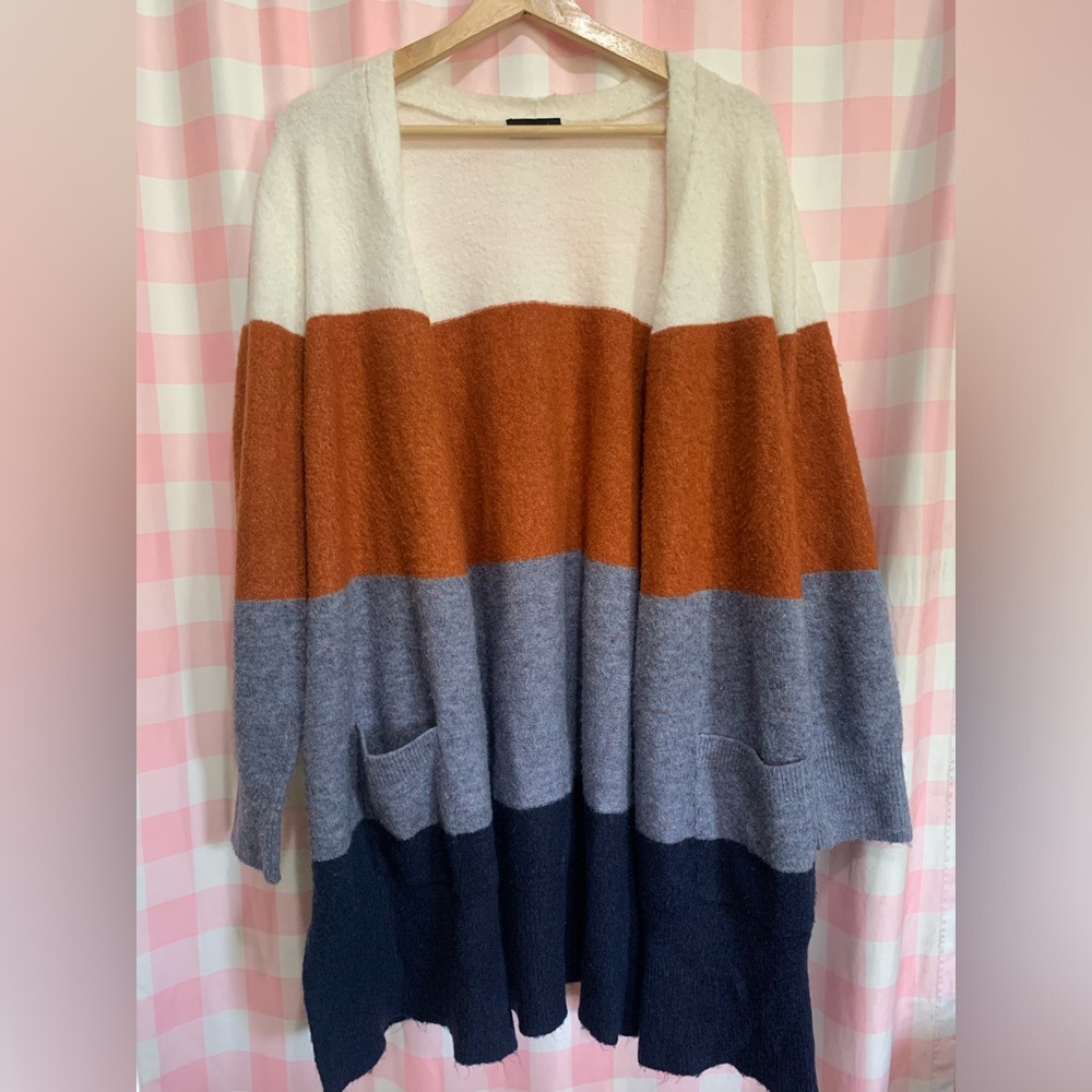 women’s multi-colored cardigan